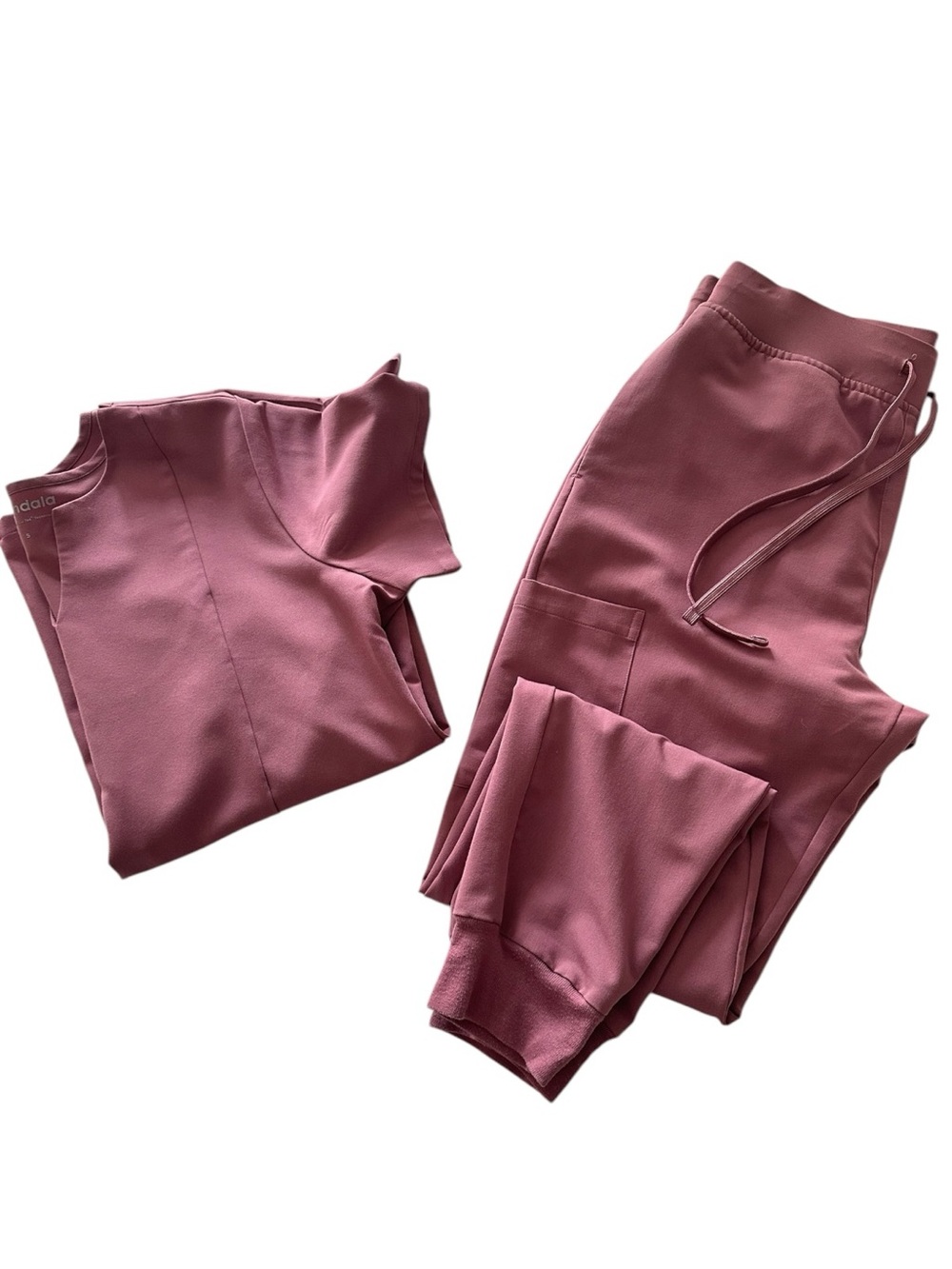 Mandala Women’s Mauve Scrub Set